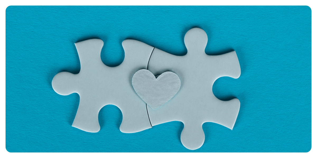 Connecting puzzle pieces